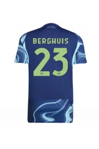 Ajax Steven Berghuis #23 Jalkapallovaatteet Vieraspaita 2025-26 Lyhythihainen